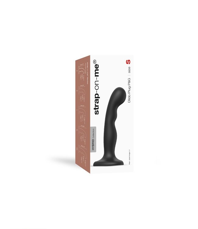 Rimba Strap-On-Me - Dildo Plug P&G Maat S - Zwart