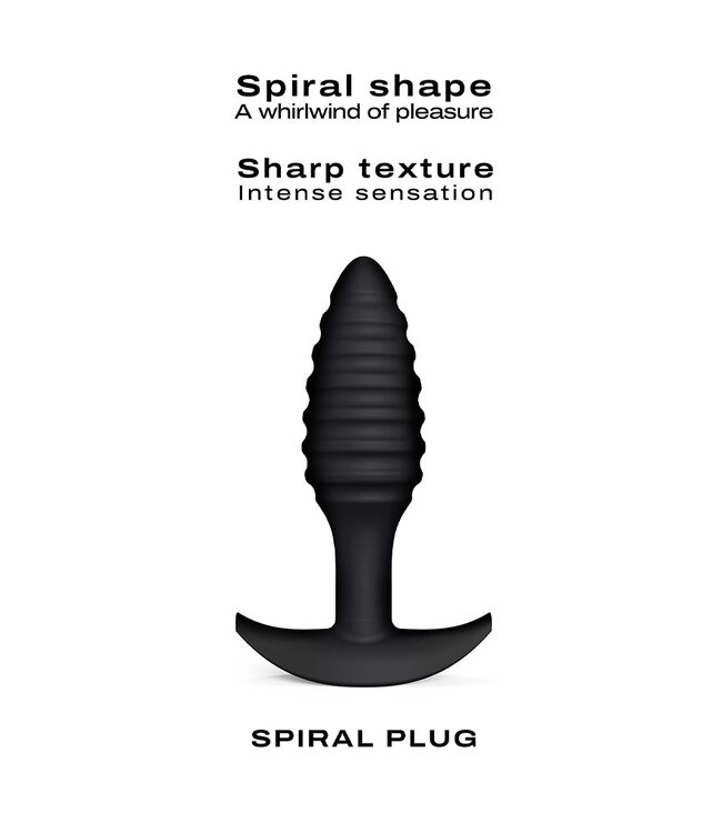 Rimba Dorcel - Spiral Plug - Butt Plug - Zwart