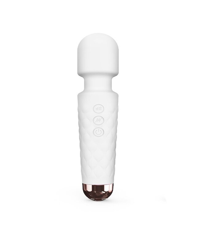 Rimba Dorcel - Mini Wanderful - Mini Wand Vibrator - Wit