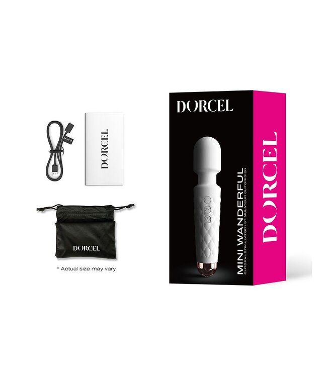 Rimba Dorcel - Mini Wanderful - Mini Wand Vibrator - Wit