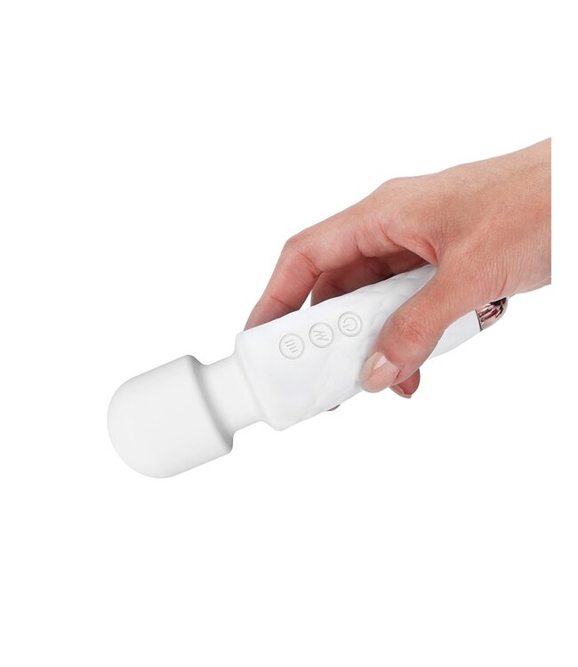 Rimba Dorcel - Mini Wanderful - Mini Wand Vibrator - Wit