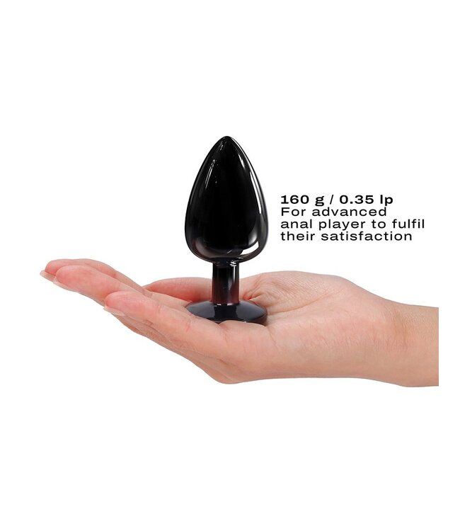 Rimba Dorcel - Diamond Plug Maat L - Butt Plug - Zwart