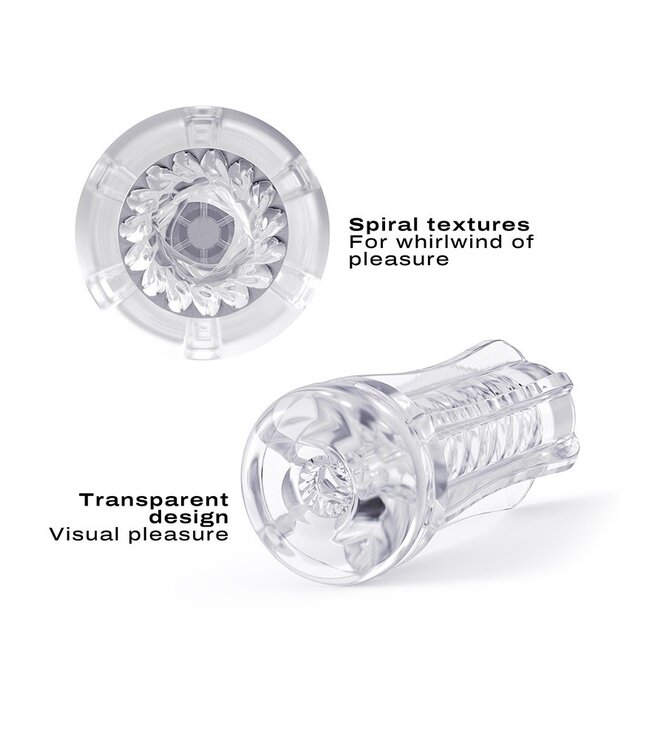 Rimba Dorcel - Deep Blow Tornado - Sleeve voor Masturbator - Transparant