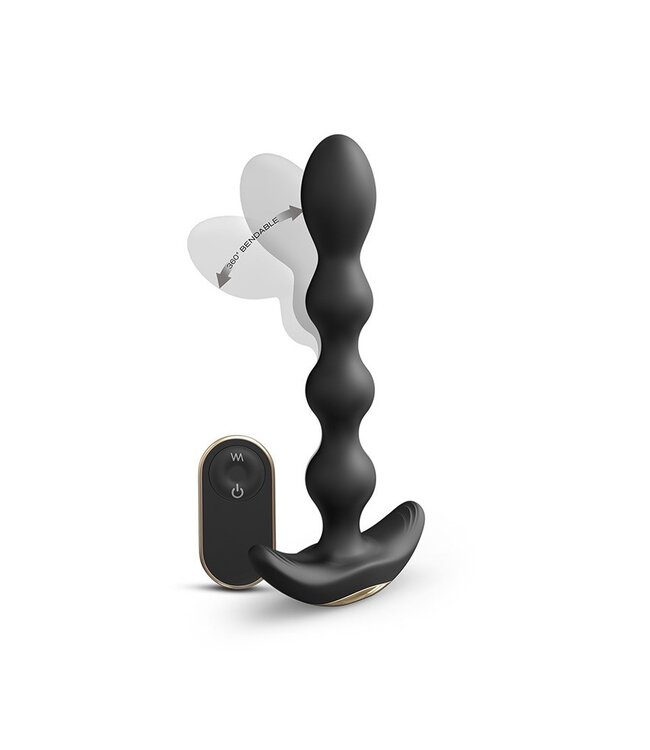 Rimba Dorcel - Flexi Balls - Anale Vibrator met Afstandsbediening - Zwart