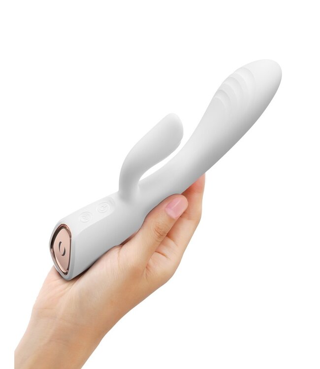 Rimba Dorcel - Flexi Rabbit - Verwarmde Rabbit Vibrator - Wit