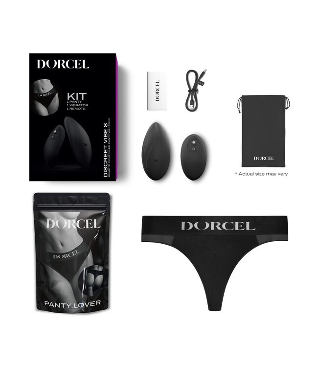 Rimba Dorcel - Discreet Vibe - Panty Vibrator met string - Zwart