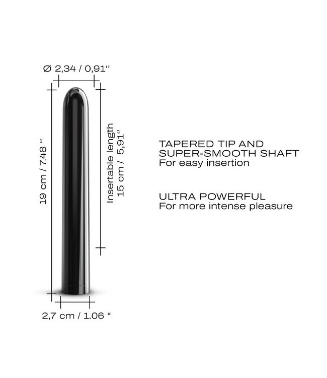 Rimba Dorcel - Black Muse 2.0 - Bullet Vibrator - Zwart