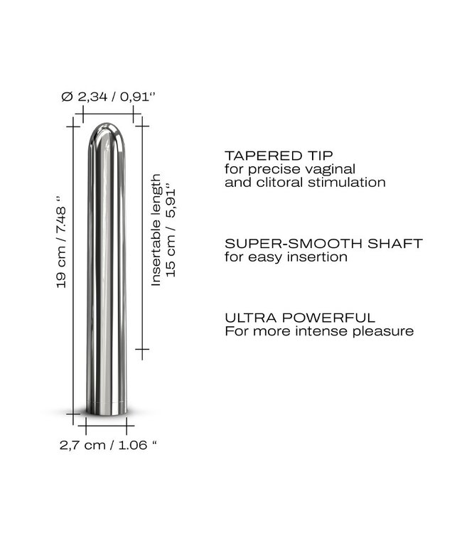 Rimba Dorcel - Silver Star 2.0 - Bullet Vibrator - Zilver