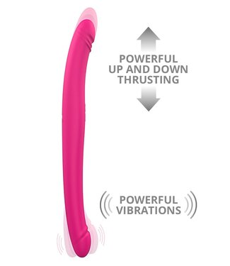Rimba Dorcel - Orgasmic Double Do - Dubbele Vibrerende Dildo - Roze - 6072516