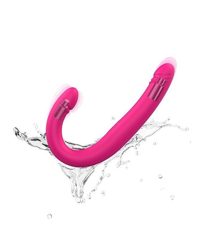 Rimba Dorcel - Orgasmic Double Do - Dubbele Vibrerende Dildo - Roze - 6072516