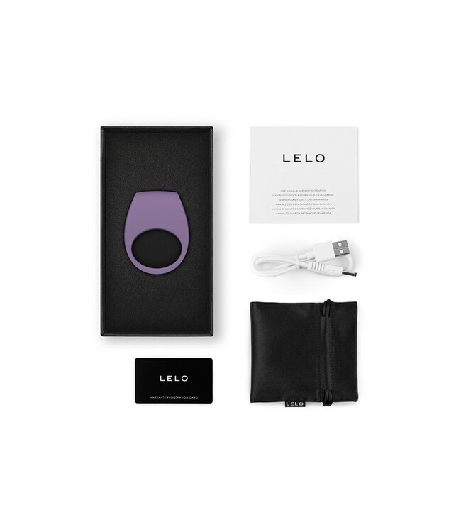 Rimba LELO - Tor 3 - Cock Ring Vibrator (met App Control) - Lila