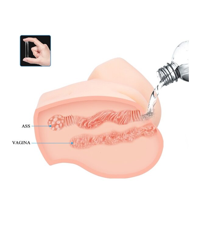 Rimba Crazy Bull - Samantha - Vibrerende Vagina & Ass Masturbator