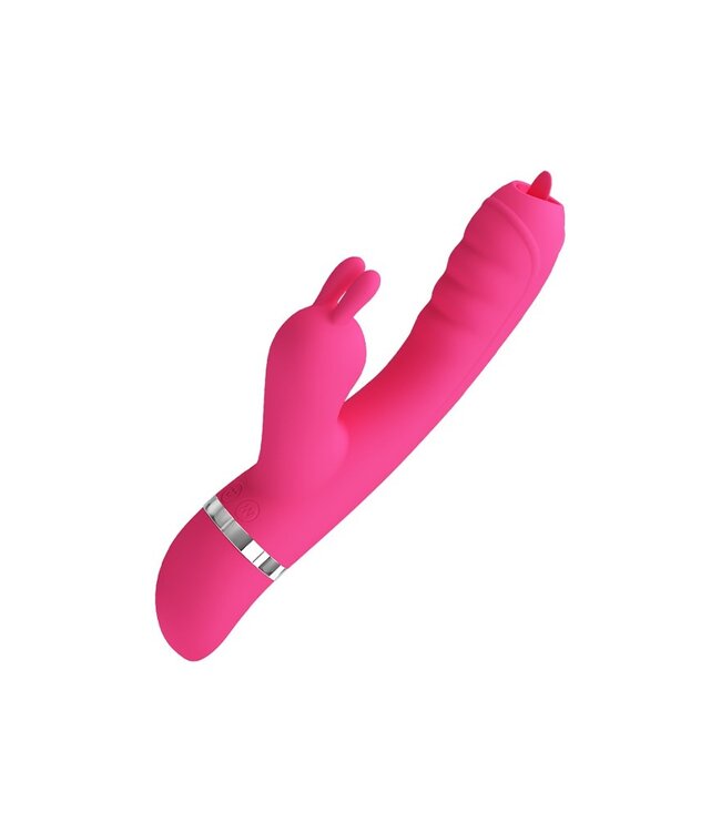 Rimba Pretty Love - Phoenix - Rabbit Vibrator met Zuigfunctie - Roze
