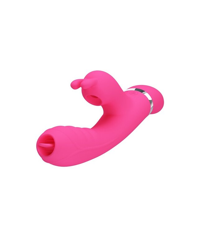 Rimba Pretty Love - Phoenix - Rabbit Vibrator met Zuigfunctie - Roze