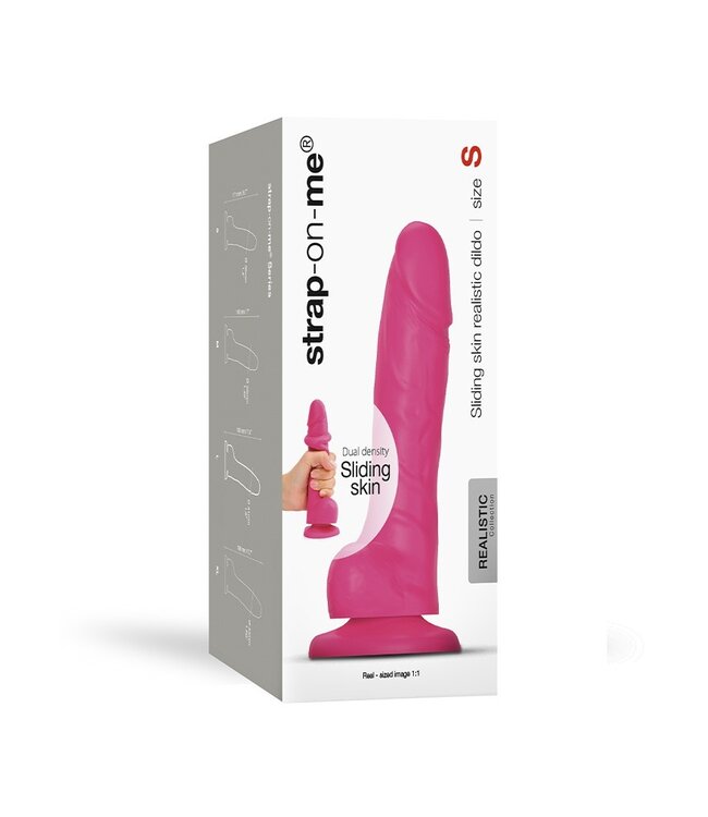 Rimba Strap-On-Me - Sliding Skin Realistic Dildo Maat S - Roze