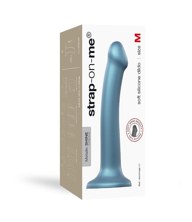 Rimba Strap-on-Me Mono Density Dildo Blue Metallic M