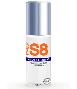 S8 Waterbased Cooling Anal Lube 125ml