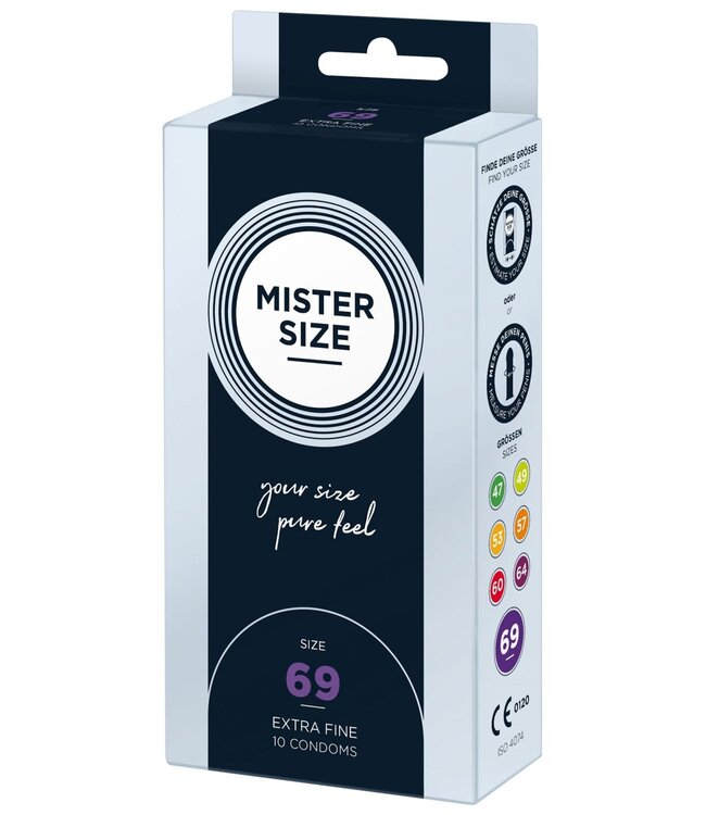 Mister Size 69mm Condoms 10pcs