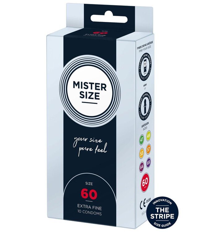 Mister Size 60mm Condoms 10pcs