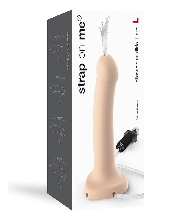 Rimba Strap-On-Me - Squirting Cum Dildo Maat L - Nude