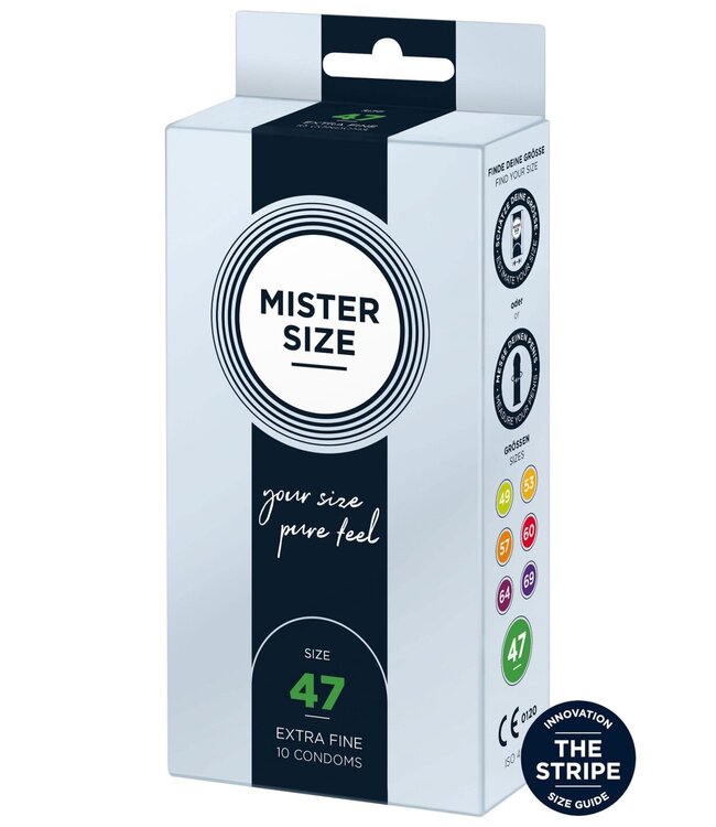 Mister Size 47mm Condoms 10pcs