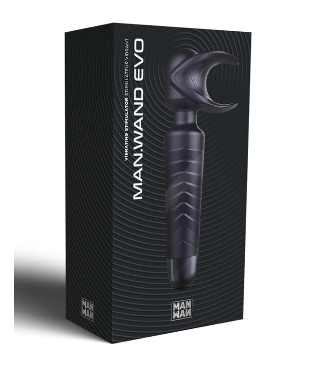 Rimba MANWAN - Man.Wand EVO - Oplaadbare Masturbator - Black Plum