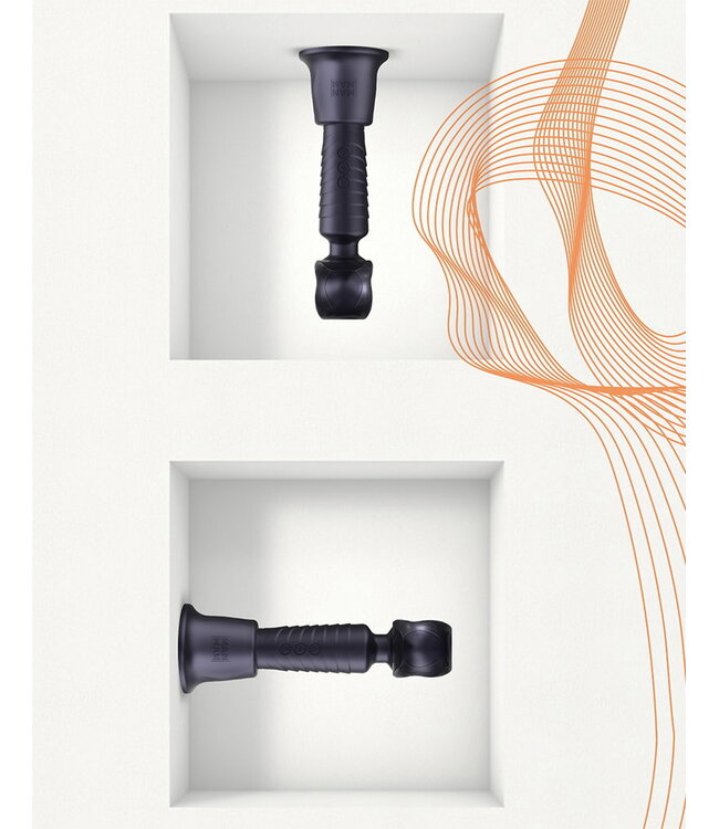 Rimba MANWAN - Holden - universele wandhouder tot 4,5 cm diameter - Black Plum