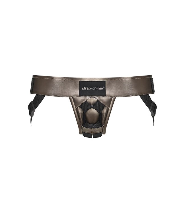Rimba Strap-On-Me - Harnas Curious - Strap-On Harnas One Size - Brons