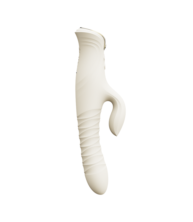 Rimba ZALO- Mose 2 - Rabbit Thrusting Vibrator - Ivoor Wit