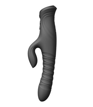 Rimba ZALO- Mose 2 - Rabbit Thrusting Vibrator - Zwart