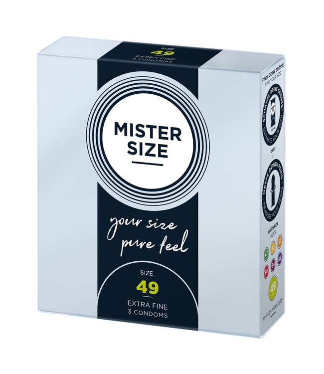 Mister Size 49mm Condoms 3pcs