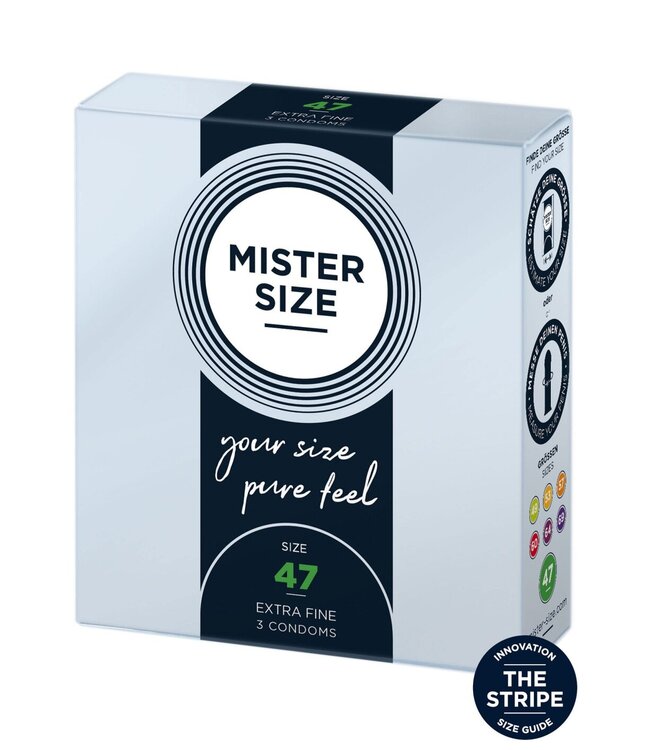 Mister Size 47mm Condoms 3pcs