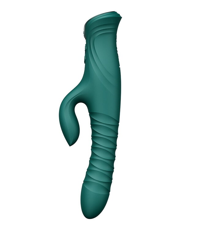 Rimba ZALO MOSE 2 – Rabbit Thrusting Vibrator – Groen