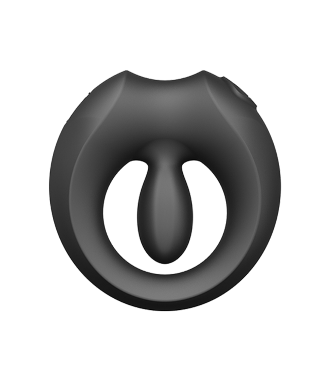 Rimba ZALO - Apis - Vibrerende koppelring, App Controlled - Obsidian Zwart