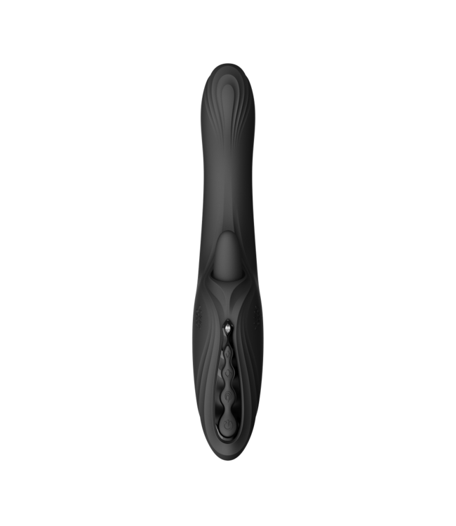 Rimba ZALO - Ares - G-Spot Rabbit Vibrator App-Controlled - Obsidian Zwart
