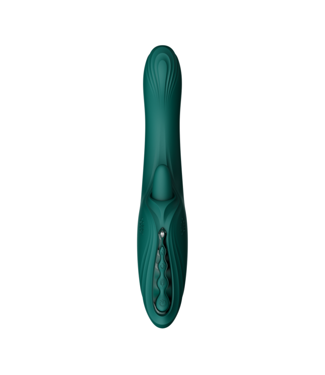 Rimba ZALO - Ares - G-Spot Rabbit Vibrator App-Controlled - Turquoise Groen