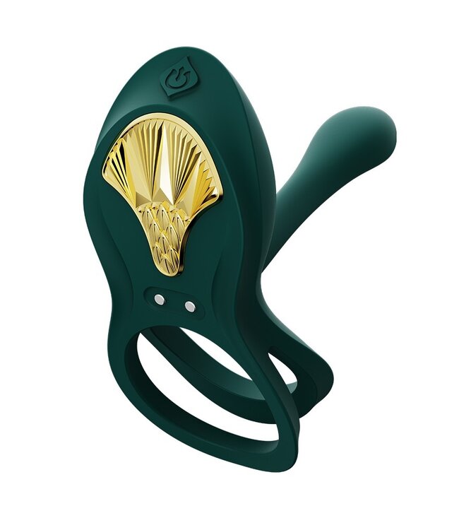 Rimba ZALO - Bayek - Cockring Vibrator (met afstandsbediening) - Groen