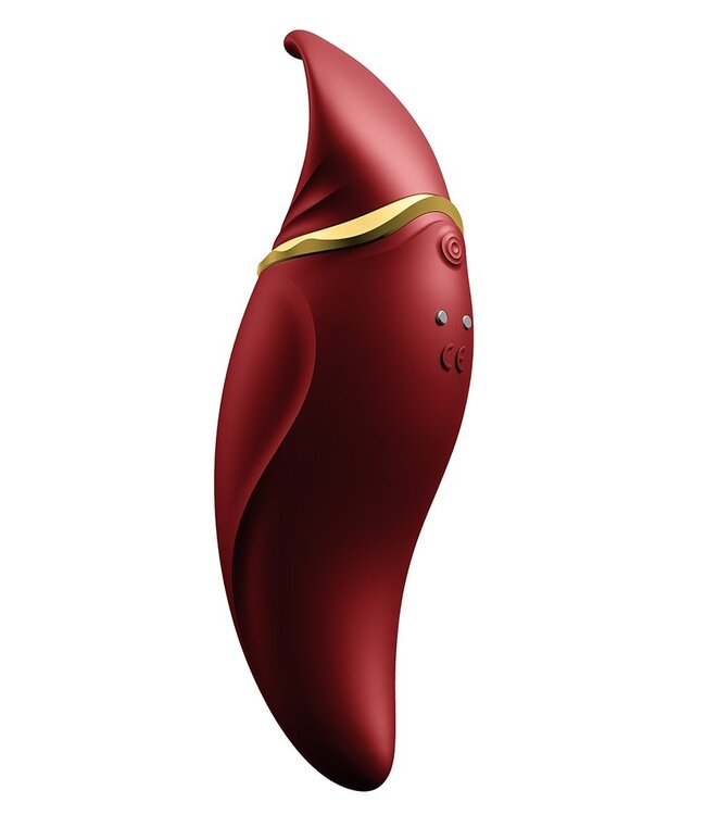 Rimba ZALO Hero Wine Red - Clitoral PulseWave Massager