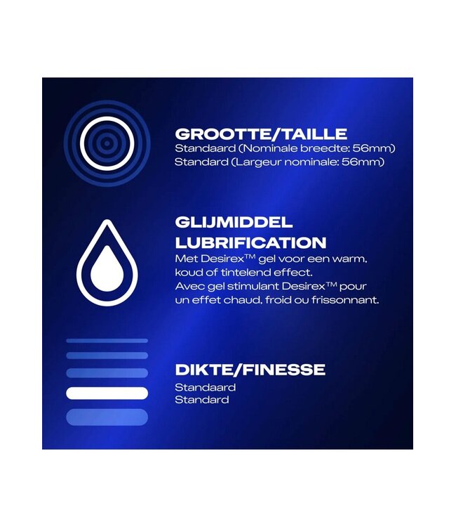 Durex NL / FR Orgasm Intense 6x 10pcs