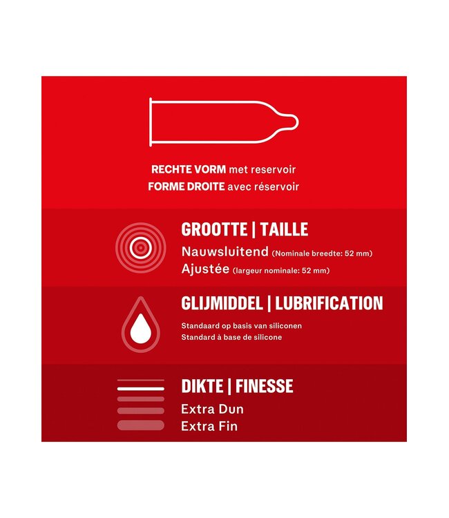 Durex NL / FR Thin Feel Extra Thin 6x 10pcs