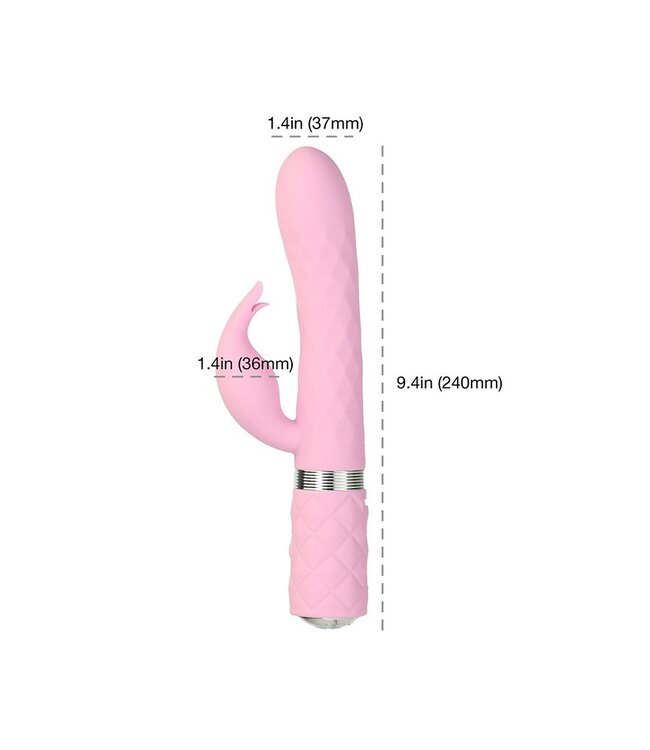 Rimba Pillow Talk - Lively - Rabbit Vibrator - Lichtroze
