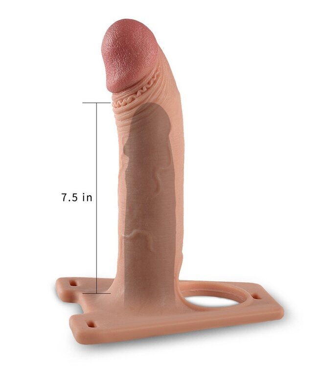 Rimba LoveToy - Strap-On Harness met Dildo 20 cm - Nude