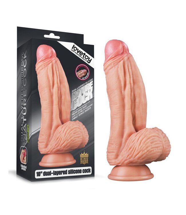 Rimba LoveToy - Dildo met Aderen 24.5 cm - Nude