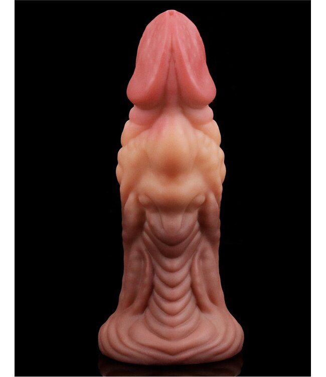 Rimba LoveToy - Dildo met Aderen 18 cm - Nude/Bruin