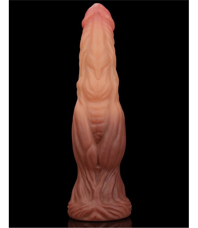 Rimba LoveToy - Dildo met Aderen 24.5 cm - Nude/Bruin