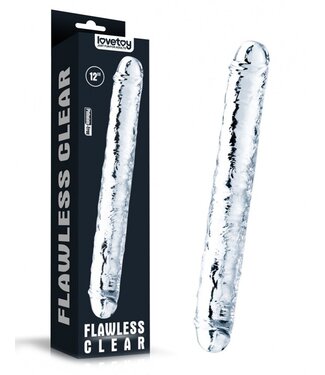 Rimba LoveToy - Flawless Clear Double Dildo 30 cm