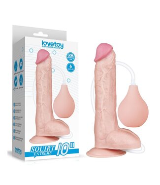 Rimba LoveToy - Squirt Extreme Dildo 25 cm - Nude