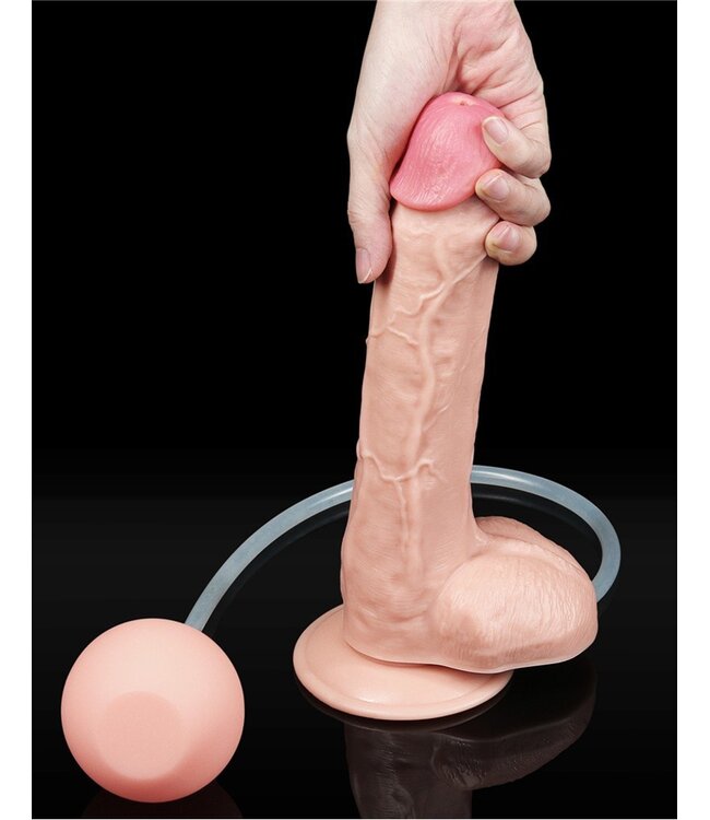 Rimba LoveToy - Squirt Extreme Dildo 25 cm - Nude
