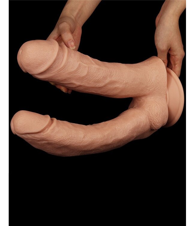 Rimba LoveToy - Realistic Mega Double Dildo 30 cm - Nude