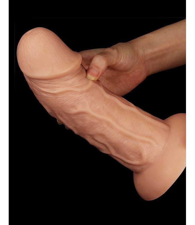 Rimba LoveToy - Realistic Curved Dildo 24 cm - Nude